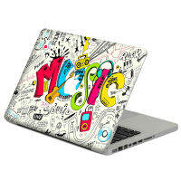 【✱2023 HOT✱】 dang676 เส้นขยุกขยิกเพลงร็อคสติ๊กเกอร์ตบแต่งสำหรับ Macbook Air Pro Retina 11 "13" 15 "เคสไวนิล Mac ร่างกายคลุมทั้งหมดผิว