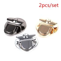 【CW】 2x Metal Lock Buckle Clasp Handbags Shoulder Purse Accessories