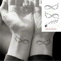 Feather Bird 8 Element Pattern Dandelion Temporary Tattoo Sticker Fake Tattoos for Women Men Body Makeup Waterproof Stickers