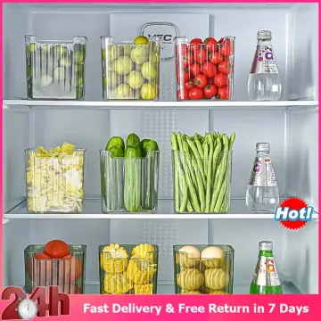 Containers, Fruit Storage Containers For Fridge, Fresh Vegetable Saver  Sealed Box, Containers With Drain Plate, For Refrigerator Food Salad  Lettuce Keeper Bpa Free, Kitchen Supplies - Temu Philippines