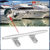 【ราคาถูกคุณภาพดี】6" Heavy Duty Stainless Steel Cleat Hollow Base Boat Marine Mooring Hardware SS