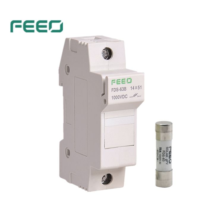 cod-free-cas-quan59258258-feeo-ที่วางฟิวส์-pv-โซลาร์เซลล์-dc-1000v-14-51พร้อมแรงดันฟิวส์-pv-s-สำหรับระบบสุริยะ