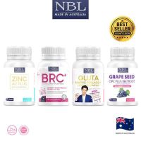 NBL Gluta Marine Collagen / Zinc AC Plus / BRC+ / Grape Seed OPC Plus Beetroot (30 Capsules)