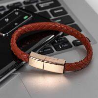 New Bracelet USB Charging Cable Type C Data Charging Transfer File For Samsung Huawei Xiaomi USB C Micro Cable Charms Leather