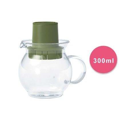 hario-เหยือกชงชา-hario-122-teabag-pot-tea-hat-olive-green-300-ml-tth-30-og