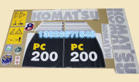 Komatsu 200/210/270/300/360/450-7-8/220/240สติกเกอร์โลโก้ยานพาหนะทั้งหมด