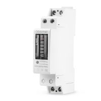 Household Electronic Din Rail Single Phase Electricity Power Consumption Wattmeter Energy Meter KWh Counter