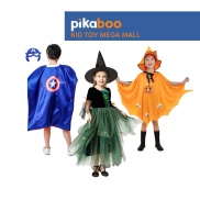 Trang phục hóa trang Halloween Pikaboo cho bé họa tiết đẹp mắt