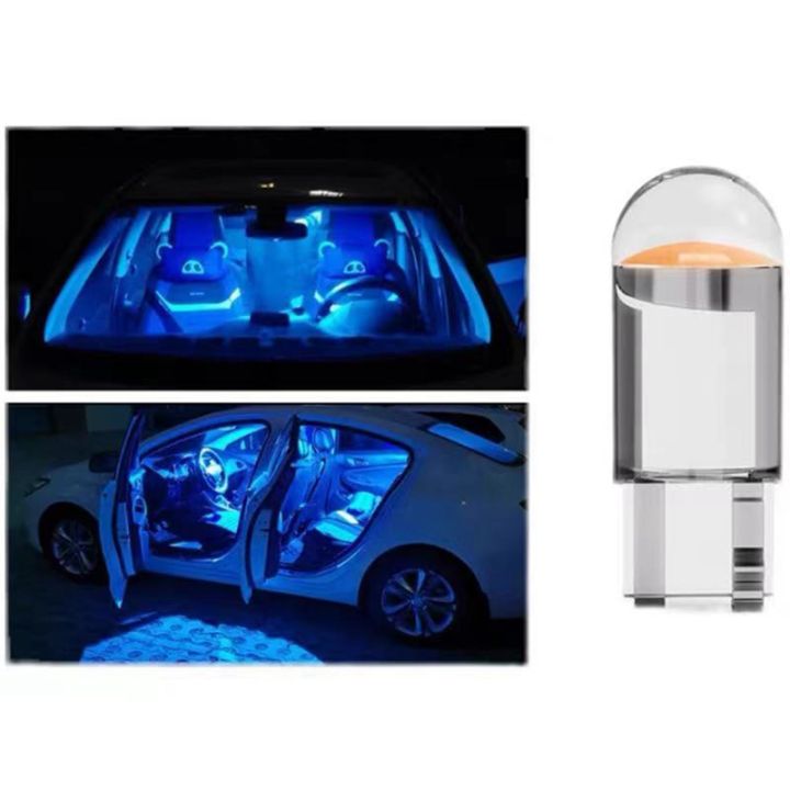 200x-w5w-led-t10-license-plate-lamp-cob-glass-6000k-white-auto-automobiles-license-plate-lamp-dome-read-drl-bulb-style-12v-blue