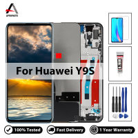 ทดสอบ100% สำหรับ Huawei Y9S STK-L21 LX3 L22จอแสดงผล LCD Touch Screen Digitizer เปลี่ยนแผงสัมผัสคุณภาพสูงไม่มี Dead Pixel + เครื่องมือ + กระจกนิรภัย