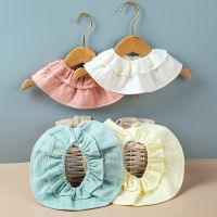 【DT】hot！ Cotton Gauze Baby Ruffle Feeding Drool Bib Infants Saliva Soft Burp Newborn Toddler Boys Bibs