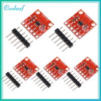 COOLEAF 5Pcs I2C DAC โมดูล MCP4725 12บิตค่ะ 2.7โวลต์ถึง5.5โวลต์ โมดูล Breakout บล็อกเซ็นเซอร์ พลังงานสูงกำลังสูง บอร์ดพัฒนาพัฒนา Arduino สำหรับเด็ก