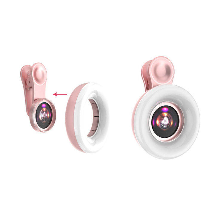 rocomoco-โทรศัพท์มือถือเติมแสง15x-เลนส์ไมโครแบบพกพา-selfie-led-แหวนแฟลชโทรศัพท์หลอดไฟเซลฟี่-universal-คลิปห่วง-lightth