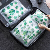 【CW】Travel กระเป๋าเก็บเสื้อผ้าใสออแกไนเซอร์สำหรับรองเท้าแต่งหน้าชุดชั้นใน Self Seal Portable Organizer Pouch Clothes Bag