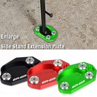 Motorcycle ER-6N Side Stand Enlarger Kickstand Enlarge Plate Pad CNC Accessories for Kawasaki ER6N 2012 2013 2014 2015 2016 2017