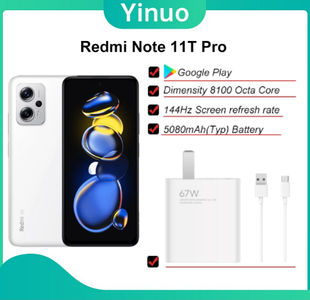 Xiaomi Redmi Note 11T Pro (Dimensity 8100)