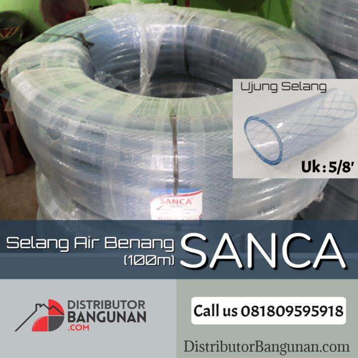 Selang Air Benang Elastis Tebal Serat Untuk Kran Keran 5/8 Inch Per ...