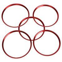 5Pcs Red Outlet Cover Ring Trim For A Class A200 A180 A220 W176