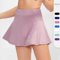 Women Sport Skirt for Tennis Yoga Fitness Running Quick-drying High Waist Skort Miniskirts Yu92406