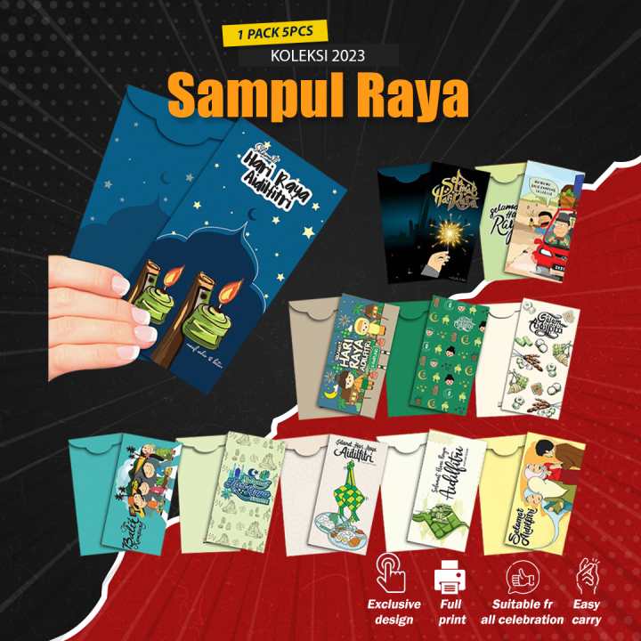 Sampul Duit Raya Design 2023 Terkini (Special Design) Sampul Duit Raya ...