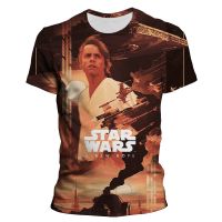 2023ใหม่ Star Wars T เสื้อผู้ชายผู้หญิงแฟชั่นฤดูร้อน3D พิมพ์ลำลองเสื้อยืด Streetwear ผู้ชายเสื้อยืด Cool Tops Tees