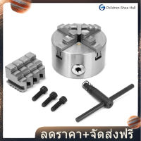 Lathe Chuck เครื่องกลึงโลหะ Chuck 100 มิลลิเมตร 4 ด้วยตนเอง - Self-Centering Lathe Chuck พร้อม Extra Jaws เครื่องกลึงอุปกรณ์เสริม K12-100