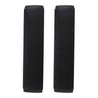 2pcs Comfortable For Adults Washable Multi Purpose Accessories SUV Truck Camera Bag Removable Breathable Soft Plush Safety Shoulder Protection Black Car Seat Belt Pad