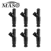 6Pcs Upgrade 4-Hole Fuel Injectors For Jeep Cherokee Wrangler 4.0L 1999 2000 2001 2002 2003 2004 0280155784 4854181 4667938