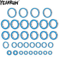 YEAHRUN 33PCS Ball Bearing Kit for 110 Traxxas X-Maxx 8s RC Crawler Truck Car Blue Bearings Parts