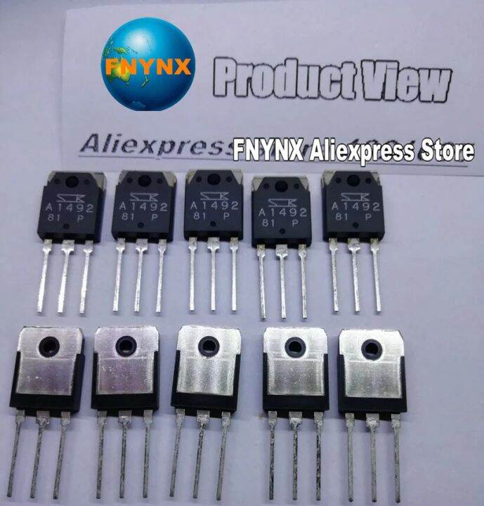 10pairs Japan Sanken Audio Power Amplifier Transistor 2sa1492 2sc3856