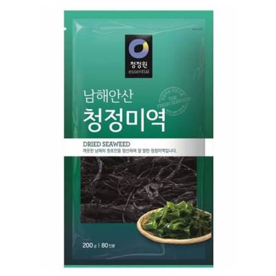 สาหร่ายวากาเมะ วากาเมะอบแห้ง สำหรับซุป big pack 200g wakame (미역) chungjungone seaweed 200g