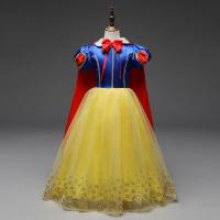 TOP☆Kingstar Kids Girl Snow White Princess Fancy Fairy Dress Cosplay Party Prom Costume Cape