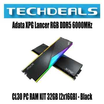 ADATA XPG Lancer RGB DDR5 6000MHz CL30 64GB (2x32GB) RAM- Black