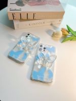 [iPhone13]พร้อมส่งในไทย? iPhone case เคสไอโฟน เคสผีเสื้อ Butterfly+holderผีเสื้อใส งานสวยหรูมาก i7plus-13,13Pro,13Promax