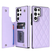 Magnetic Double Button Flip Leather Case for Samsung Galaxy A12 M12 A22 A52 A13 A53 A73 A14 A54 A22s A52s Wallet Card Phone Cover