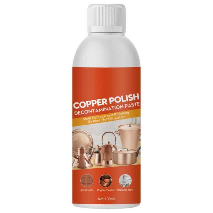 Copper Polishing Cream Gently Copper Cleaner For Pots Rust Removal For