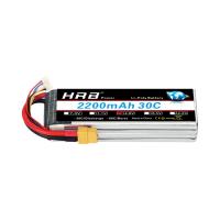 HRB แบตเตอรี่ แบตลิโพ Lipo 4 cells 14.8 v 2200 40C Quality Product)