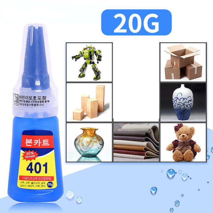 20g 401 Glue Special Fastdrying Mucilage Quick Bonding Dehydration