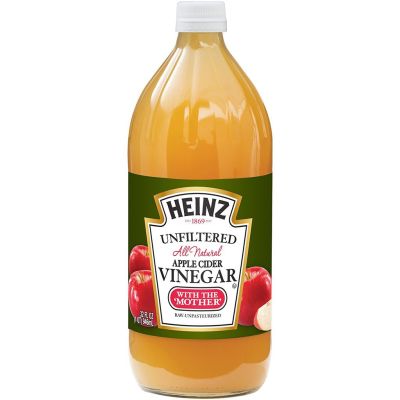 ACV ไฮนซ์น้ำส้มสายชูหมักจากแอปเปิ้ลชนิดไม่ผ่านการกรอง with mother 946มล. Heinz Unfiltered Apple Cider Vinegar 946ml