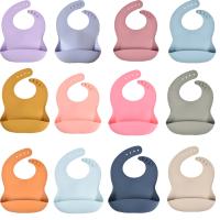 【CW】 Silicone Bibs for Kids Newborn Baby Feeding Tableware Toddler Feedings