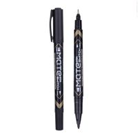 ส่งจากไทย #149 Marker Pen ปากกามากเกอร์ สำหรับเขียนซองพลาสติก เขียนแผ่นซีดี โมเดล แบบ 2 หัว (0.5mm-1mm) สีดำ 1 แท่ง (พร้อมส่ง)