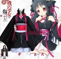 Japanese Kimono Yukata Robes Girls Anime Yaya Cosplay Costume Women Haori Tea Party Princess Dress Comic Exhibition Clothing Set