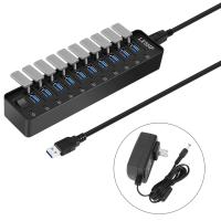 [HOT HAIXWLXKWW 589] USB HUB 3.0 4/7 Port Splitter 3 Hab พร้อมอะแดปเตอร์สำหรับแล็ปท็อป USB-HUB 2.0 USB3.0หลาย