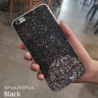 เคสระยิบระยับแวววาวสำหรับiPhone 6 Plusซิลิโคนเลื่อมปกอ่อนสำหรับiPhone 6s Plusเคสโทรศัพท์ใส