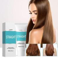 60ml Protein Correction Straightening Cream Smoothing Repair Care Frizz Split Tension-free Damaged Cream Straightening Hair S1B7