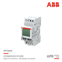 ABB DW1 Digital Time switches, เวลาดิจิตอล1 16A 230VAC