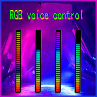 ร้อน LED แถบแสง RGB ควบคุมเสียง App ควบคุมรถกระบะ Voiceactivated จังหวะไฟสีโดยรอบรถพรรคบาร์โคมไฟของเพลง