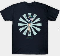 Classic Sailor Moon Neptune Retro Japanese T-Shirt Mens 100% Cotton Round Neck Short Sleeve T-Shirt