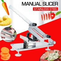 Household Manual Food Fruit Slicer Lamb Beef Slicer Frozen Meat Cutting Machine Adjustable Thickness Mutton Rolls Cutter Silver