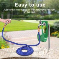 New Portable 1PC/2PCS Telescopic Water Hose Pipe Hook ABS Plastic High Pressure Car Washing Water Tube Hose Holder Hanger